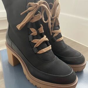 Chunky ankle boots, worn once